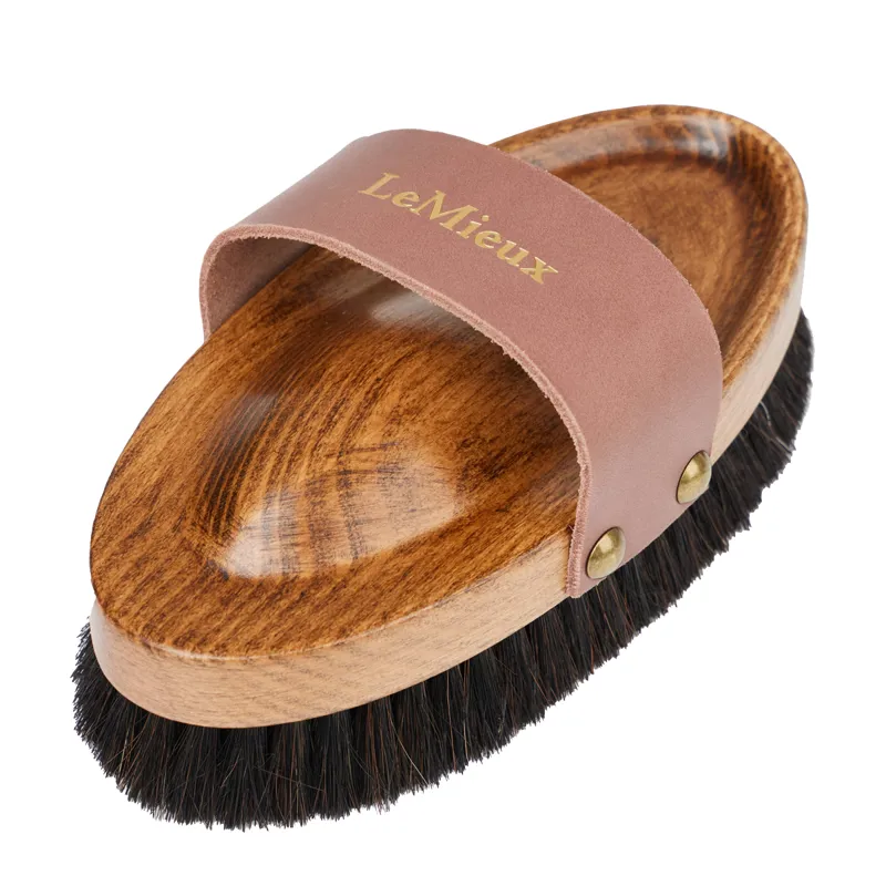 LeMieux Artisan Lambswool Body Brush - Brown